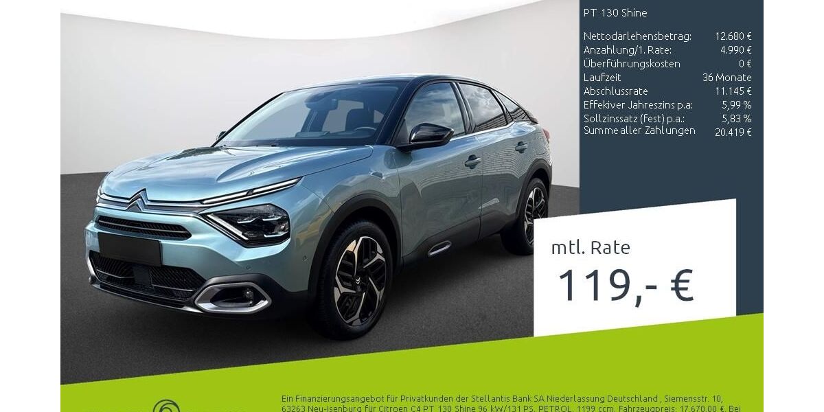 Citroen C4 22.550 km 16.829 &euro; Borken 46325