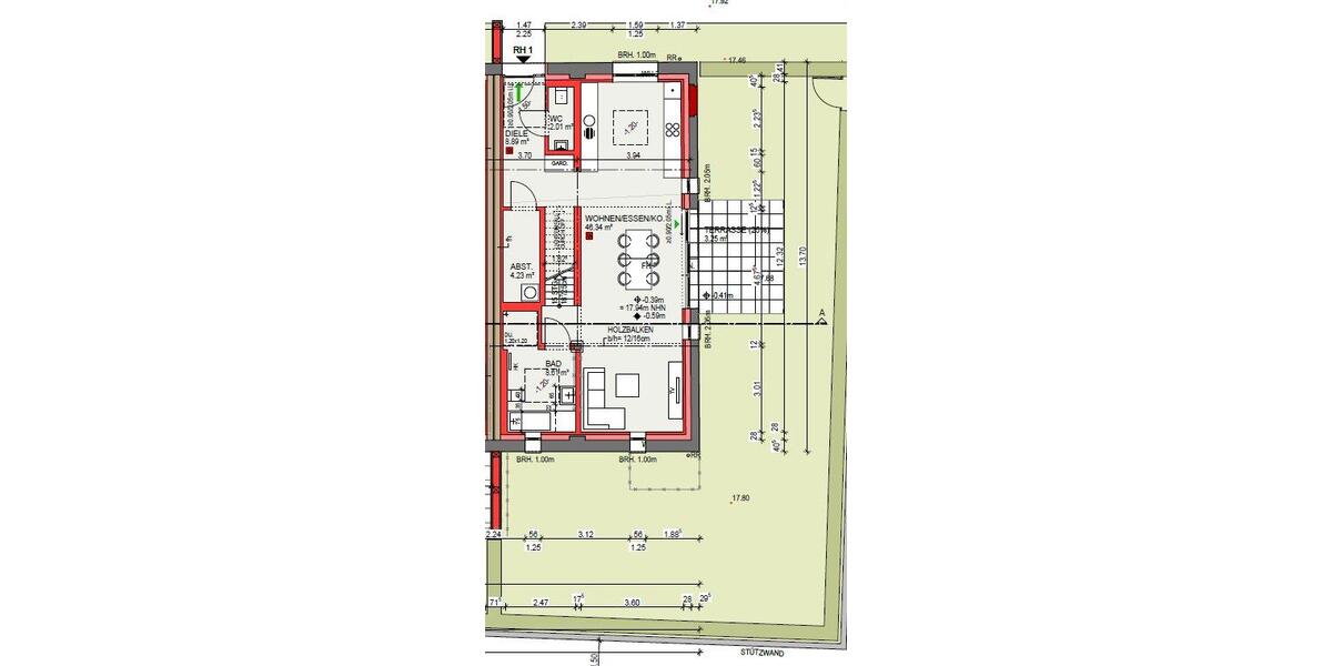 Reihenhaus Kalkar - 4 Zimmer, 126 m&sup2;, 1.400&euro; | Angebot:26121772