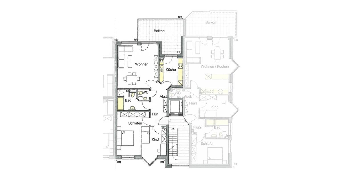 Etagenwohnung Bottrop Feldhausen - 3.5 Zimmer, 86 m&sup2;, 359.000&euro; | Angebot:26572806