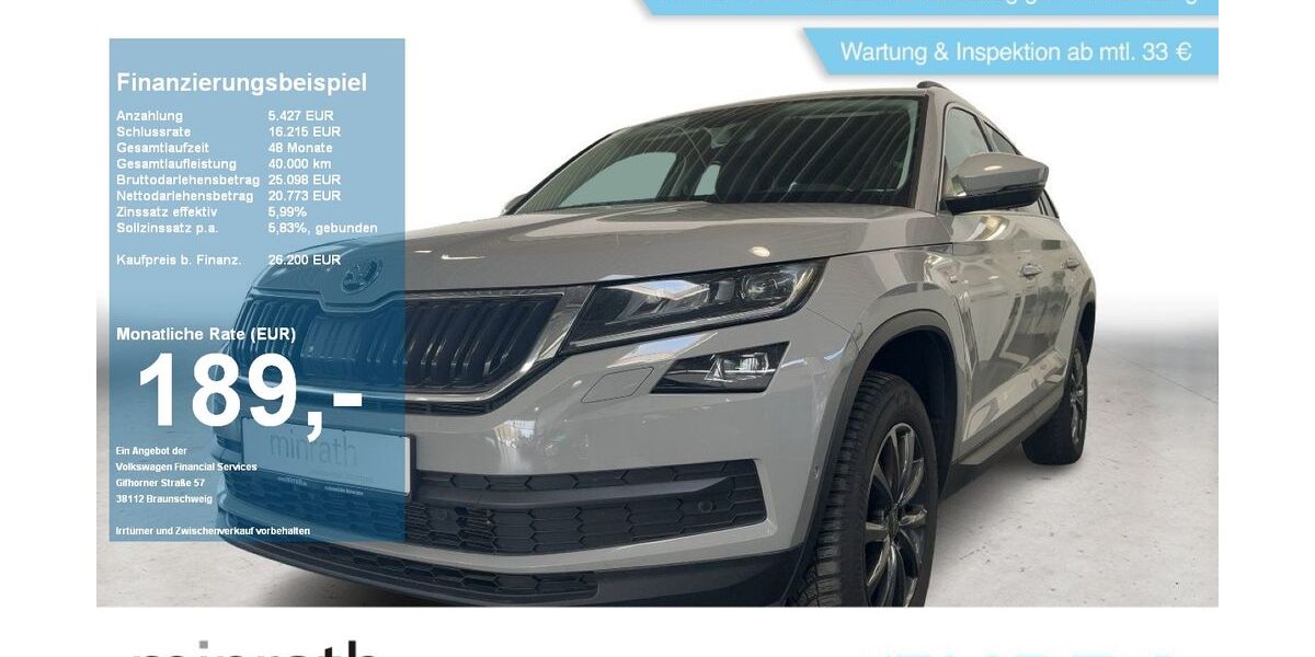 Skoda Kodiaq 132.761 km 25.950 &euro; Duisburg-Rheinhausen 47226