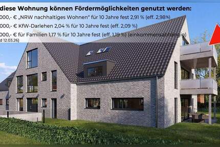 Wohnung Borken - 2 Zimmer, 94 m&sup2;, 379.000&euro; | Angebot:25695753