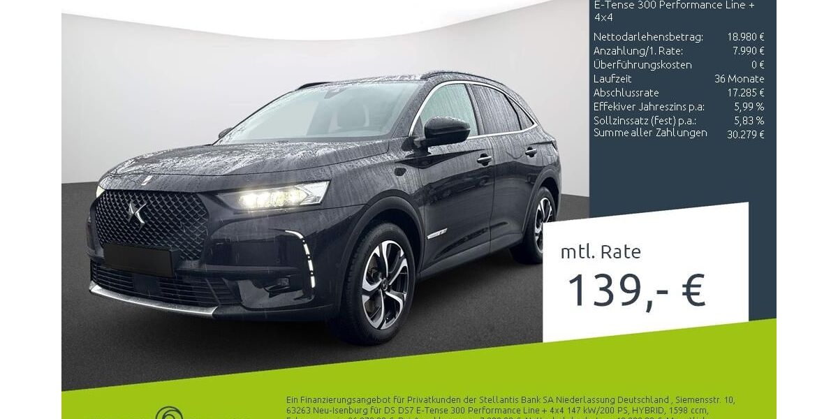 DS Automobiles DS7 (Crossback) 104.326 km 24.649 &euro; Borken 46325