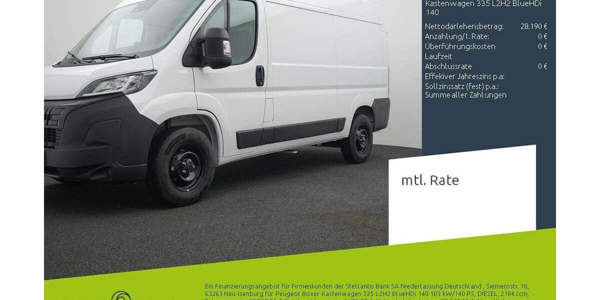 Peugeot Boxer 1.500 km 29.980 &euro; Bocholt 46395