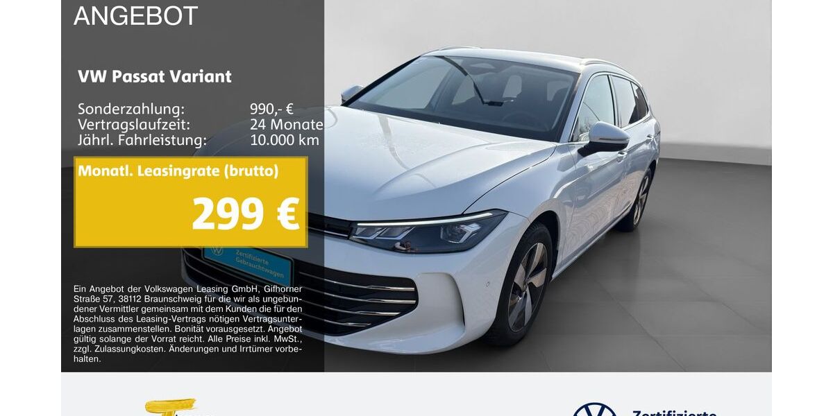 VW Passat Variant 20.336 km 30.830 &euro; Dorsten 46282