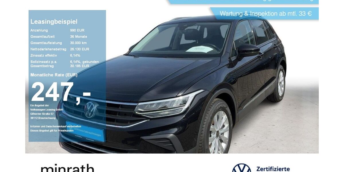VW Tiguan 73.117 km 25.880 &euro; Geldern 47608