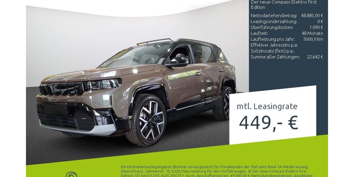 Jeep Compass 6.000 km 47.690 &euro; Borken 46325