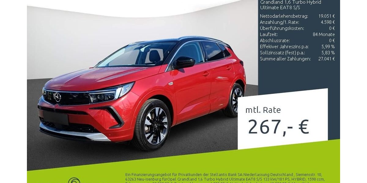 Opel Grandland (X) 61.843 km 23.649 &euro; Bocholt 46395