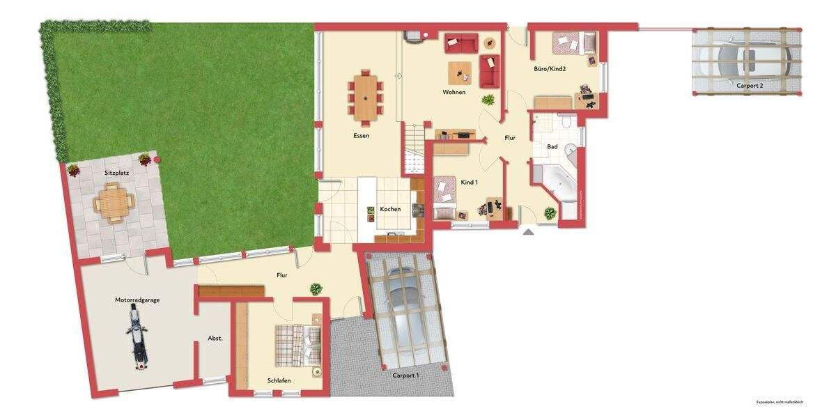 Terrassenwohnung Rhede - 5 Zimmer, 145 m&sup2;, 390.000&euro; | Angebot:25707872