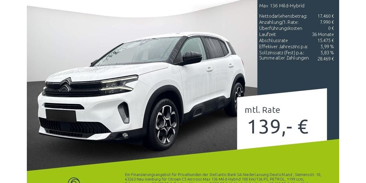 Citroen C5 Aircross 28.596 km 24.039 &euro; Borken 46325
