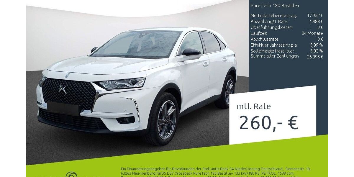 DS Automobiles DS7 (Crossback) 30.466 km 21.840 &euro; Borken 46325