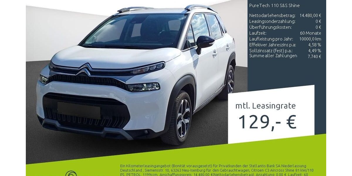 Citroen C3 Aircross 17.760 km 15.130 &euro; Borken 46325