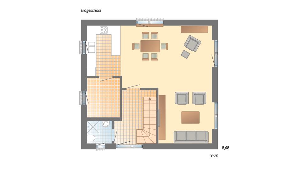 Einfamilienhaus Dorsten Altstadt - 4 Zimmer, 114 m&sup2;, 2.440&euro; | Angebot:25961341