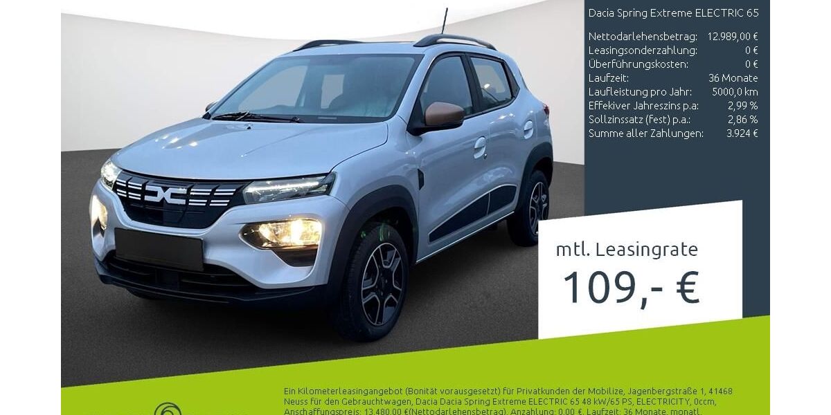 Dacia Spring 10.116 km 12.989 &euro; Borken 46325