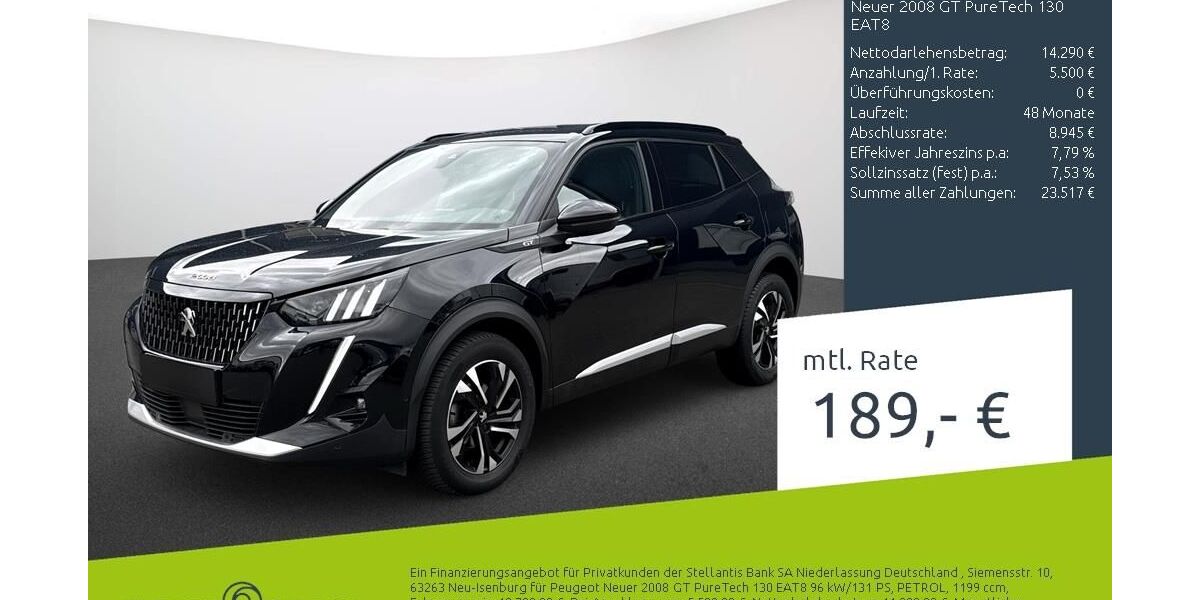 Peugeot 2008 52.170 km 19.989 &euro; Bocholt 46395