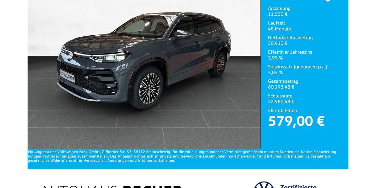 VW Tayron 13.000 km 61.960 &euro; Wesel 46485