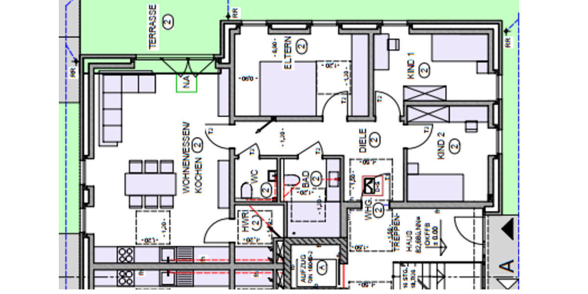 Erdgeschoßwohnung Heiden - 4 Zimmer, 96 m&sup2;, 1.272&euro; | Angebot:25882055