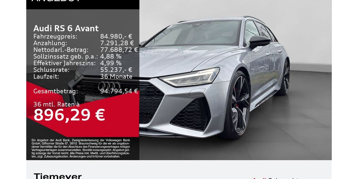Audi RS6 37.079 km 84.980 &euro; Oberhausen 46047