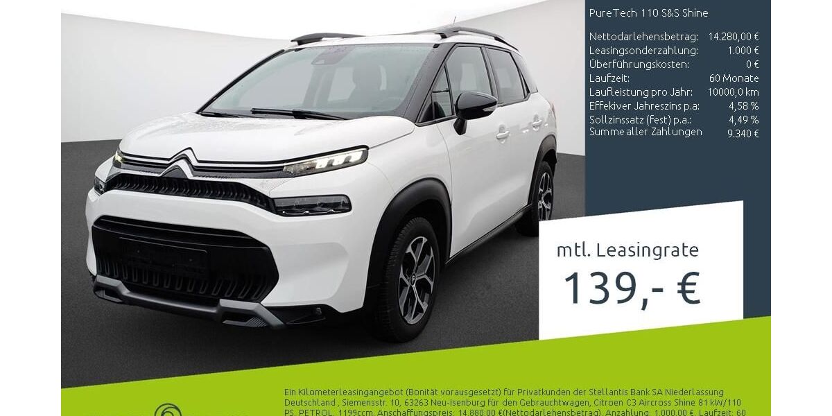Citroen C3 Aircross 18.812 km 13.994 &euro; Borken 46325