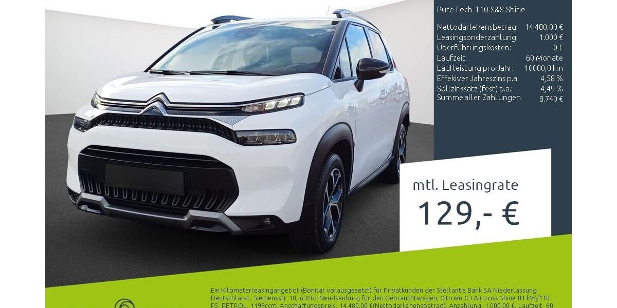 Citroen C3 Aircross 16.332 km 14.980 &euro; Borken 46325