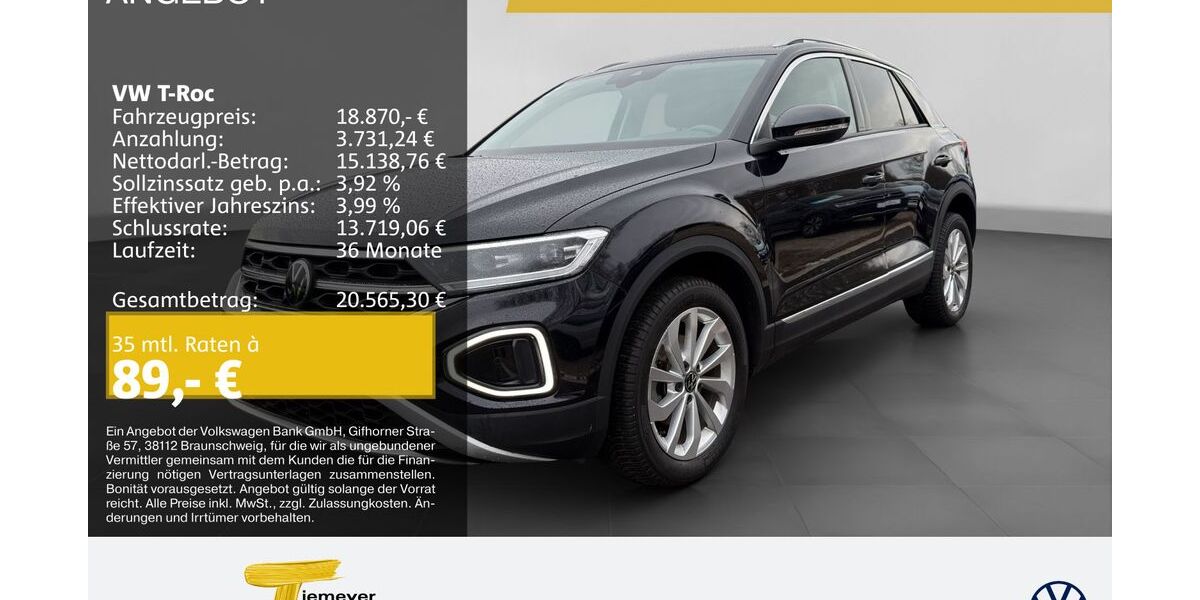 VW T-Roc 57.056 km 18.430 &euro; Duisburg 47059