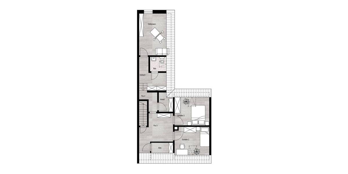 Reihenmittelhaus Bocholt Stenern - 4 Zimmer, 121 m&sup2;, 189.000&euro; | Angebot:26797262