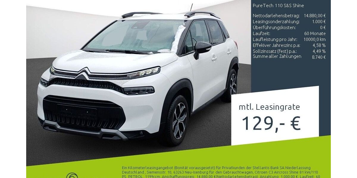 Citroen C3 Aircross 15.758 km 14.899 &euro; Bocholt 46395