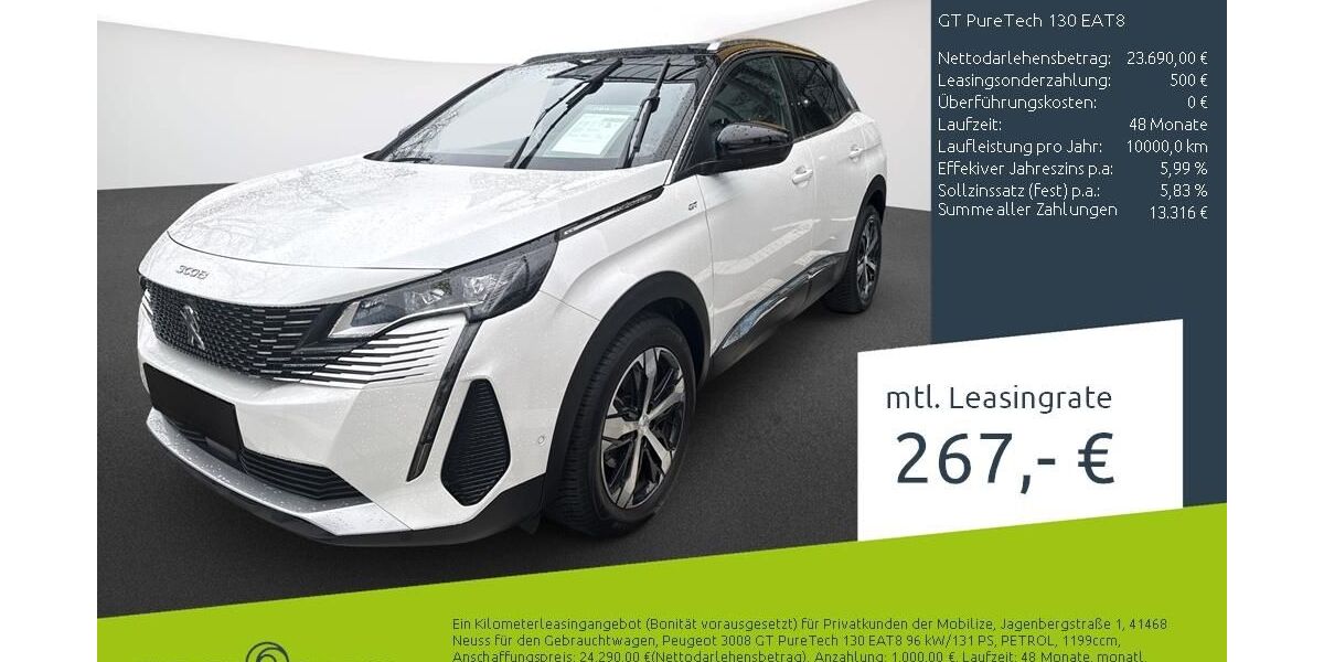 Peugeot 3008 25.790 km 23.690 &euro; Borken 46325