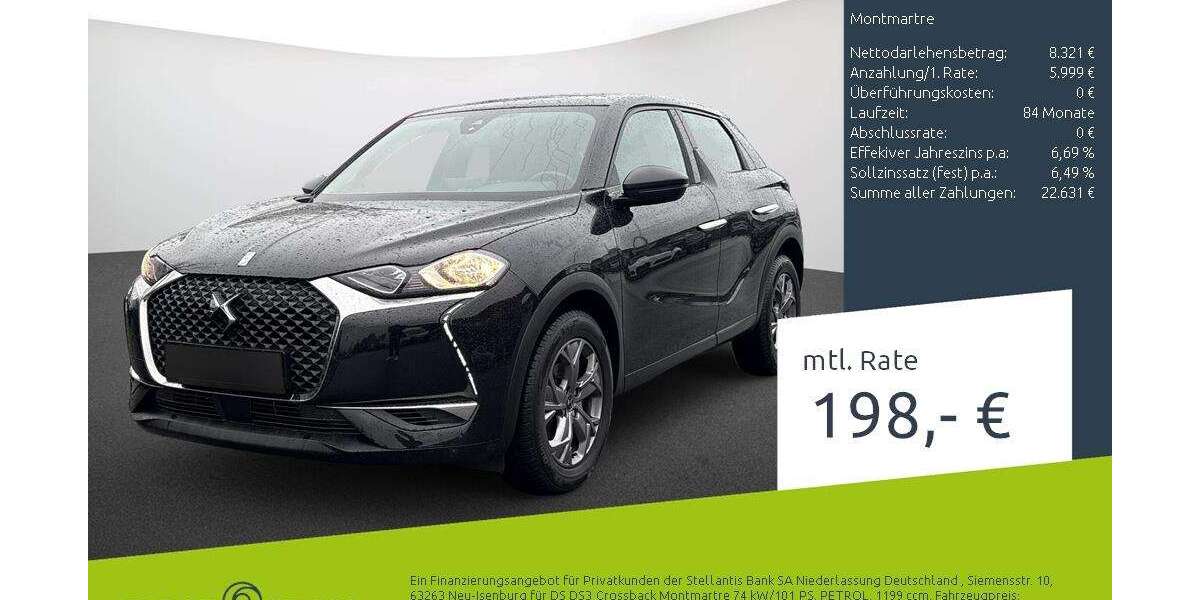 DS Automobiles DS 3 Crossback 42.313 km 14.320 &euro; Borken 46325