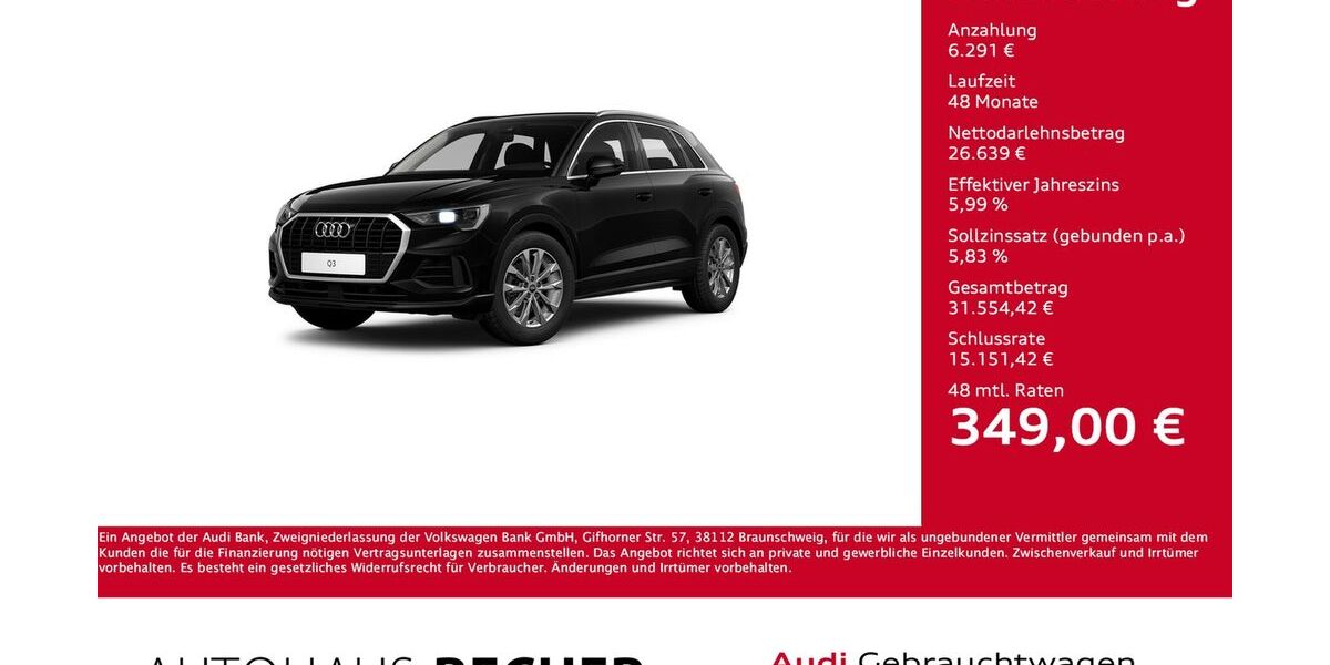Audi Q3 20.746 km 32.930 &euro; Wesel 46485