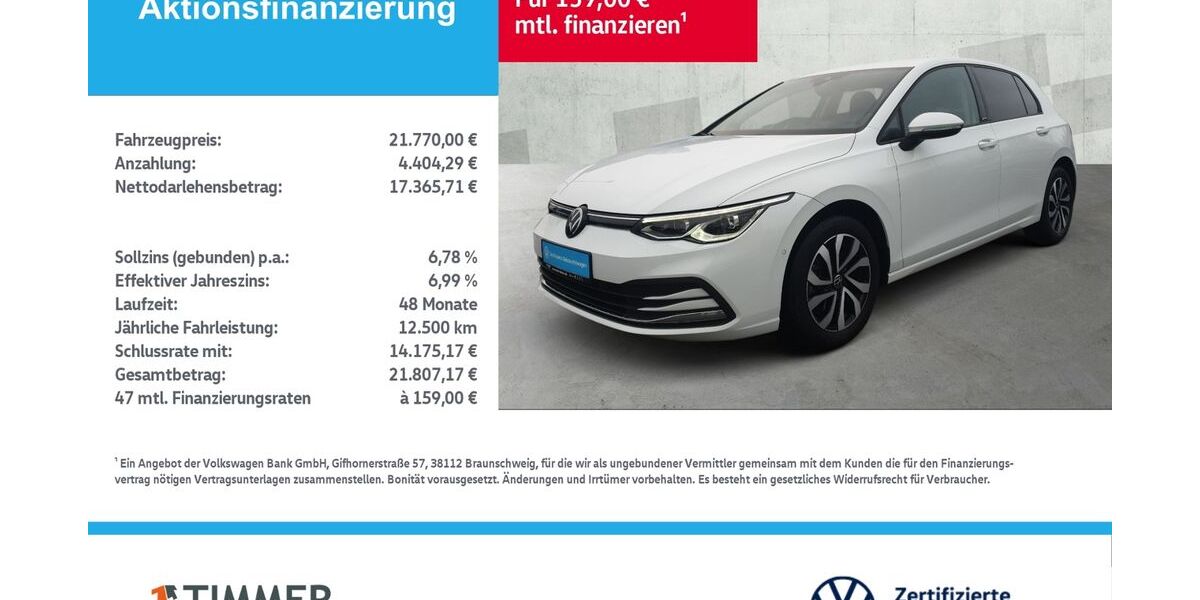 VW Golf 51.220 km 21.770 &euro; Borken 46325