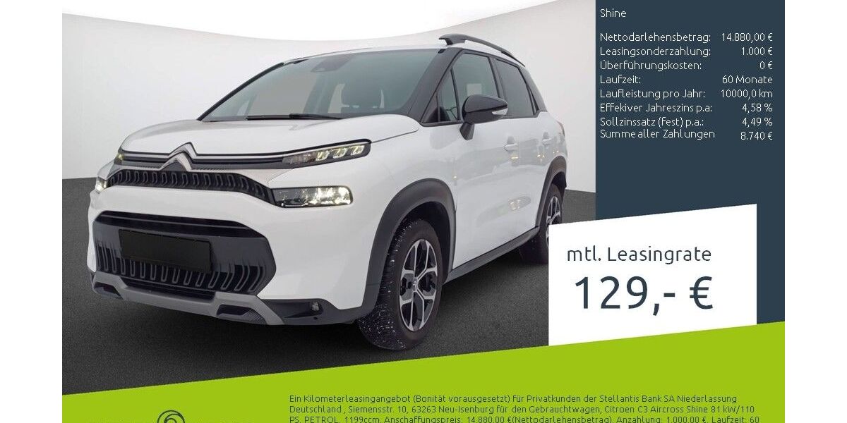 Citroen C3 Aircross 11.451 km 13.170 &euro; Bocholt 46395