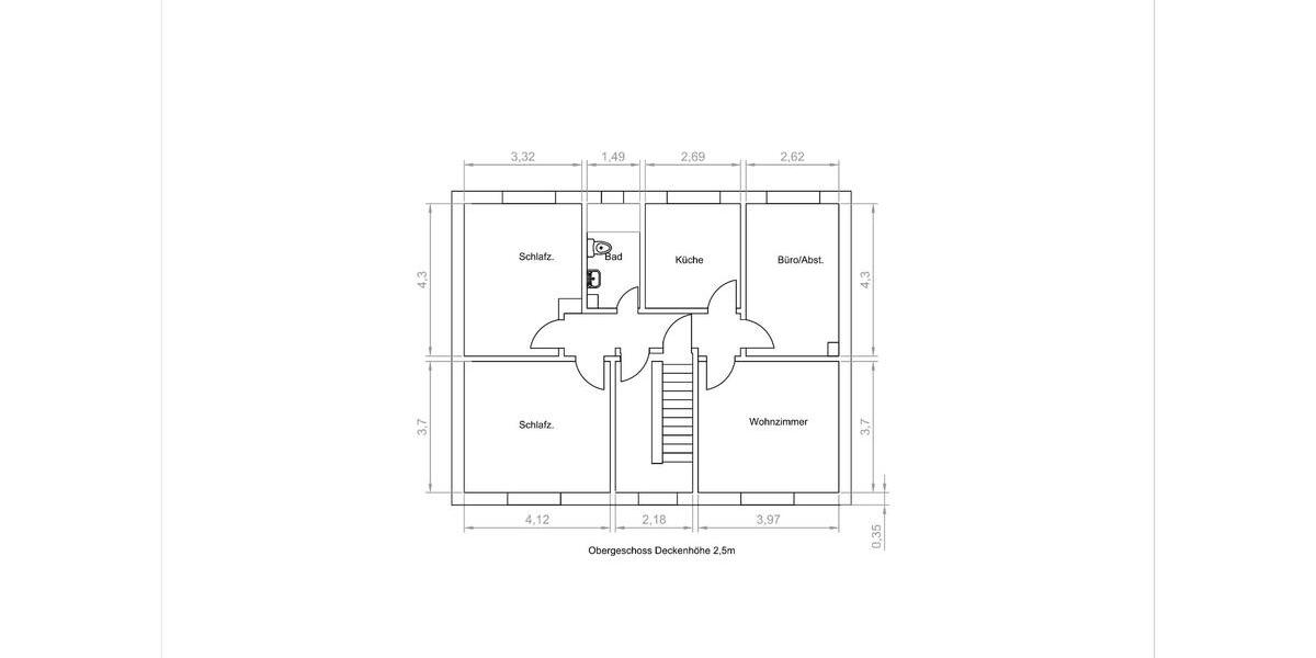 Etagenwohnung Uedem - 4 Zimmer, 74 m&sup2;, 555&euro; | Angebot:25972338