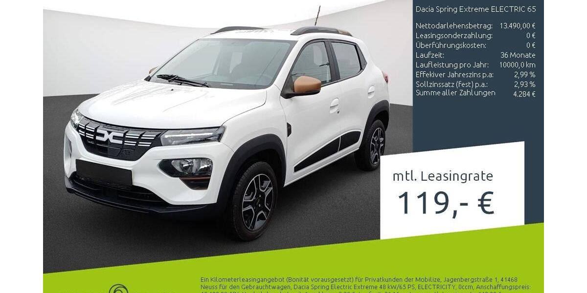 Dacia Spring 16.654 km 12.333 &euro; Borken 46325