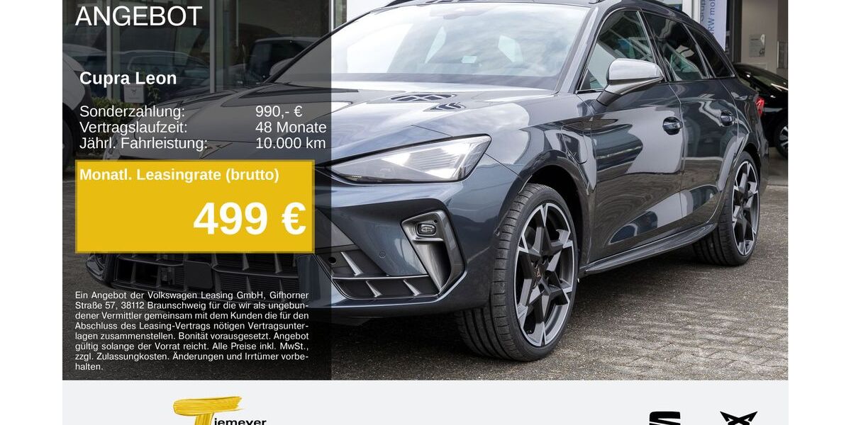 Cupra Leon 9.938 km 38.470 &euro; Duisburg 47059