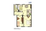 Erdgeschoßwohnung Bocholt Feldmark - 2 Zimmer, 49 m&sup2;, 479&euro; | Angebot:26105659