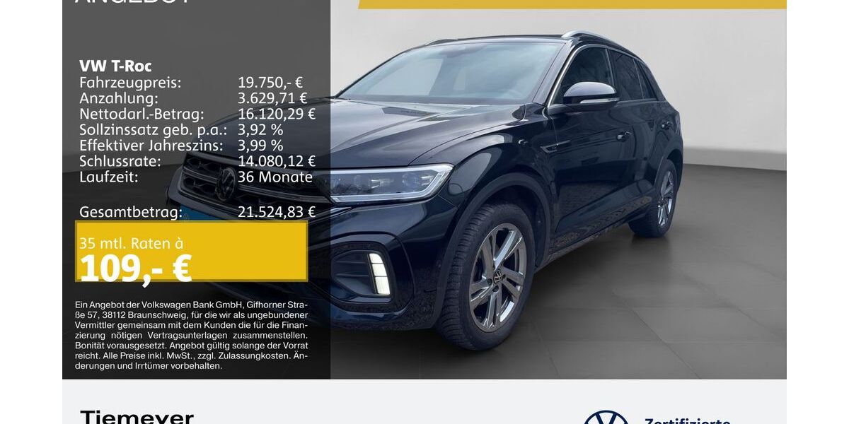 VW T-Roc 54.539 km 19.750 &euro; Duisburg 47059