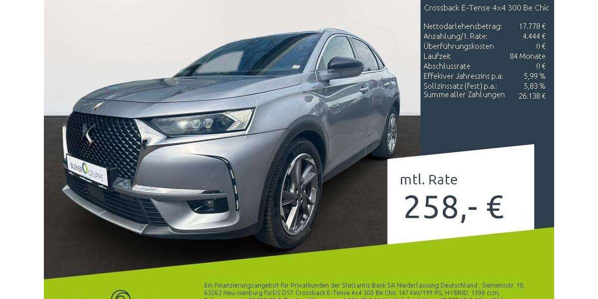DS Automobiles DS 7 Crossback 77.315 km 22.222 &euro; Bocholt 46395