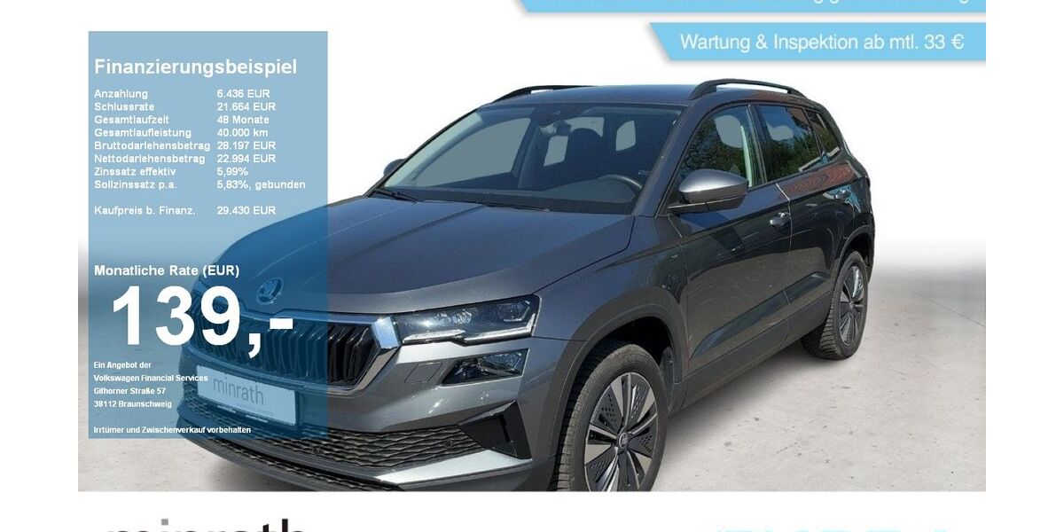 Skoda Karoq 21.242 km 28.930 &euro; Geldern 47608