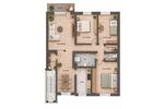 Etagenwohnung Duisburg Rheinhausen - 5 Zimmer, 93 m&sup2;, 249.000&euro; | Angebot:26588525