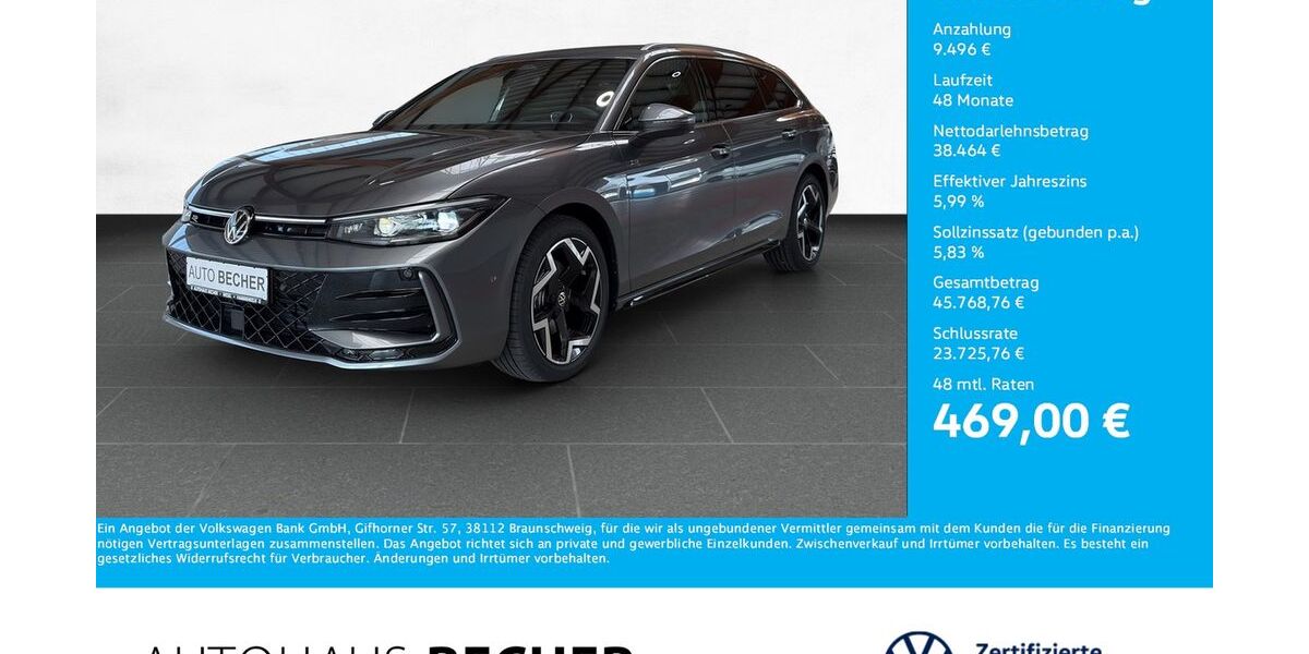 VW Passat Variant 14.000 km 47.960 &euro; Wesel 46485