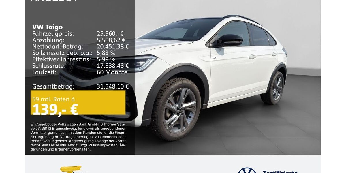 VW Taigo 11.246 km 25.960 &euro; Duisburg 47059