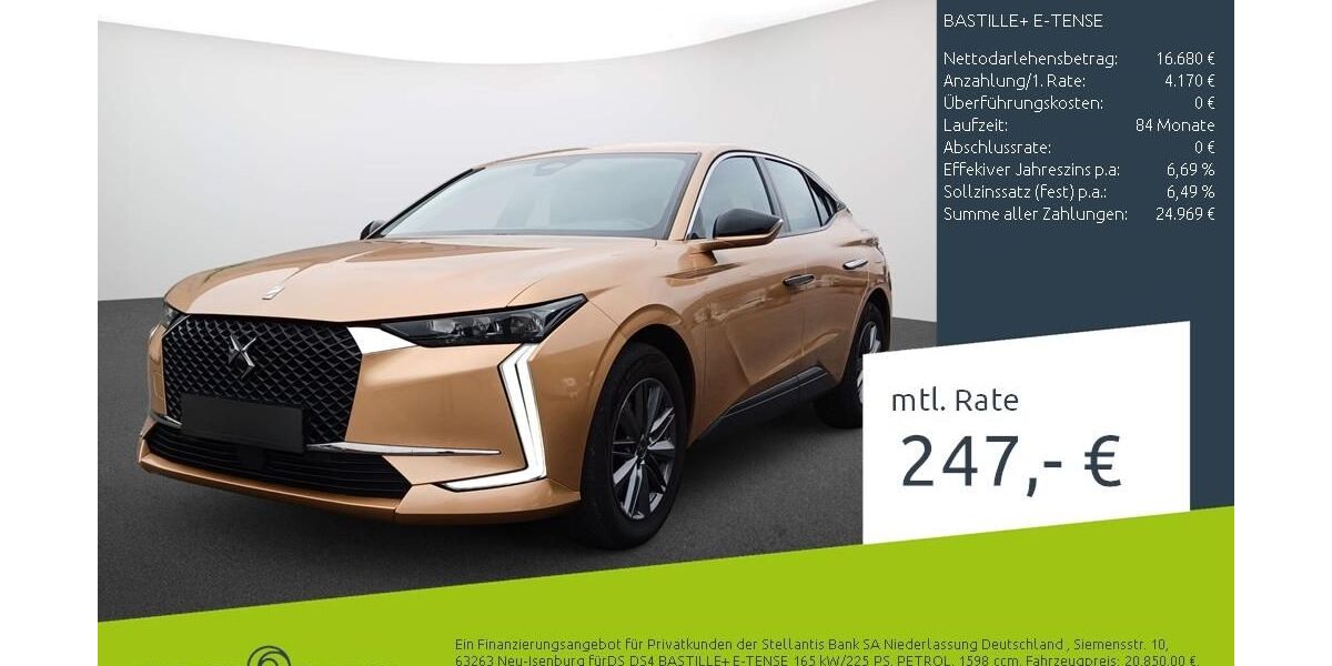 DS Automobiles DS4 50.441 km 20.850 &euro; Borken 46325