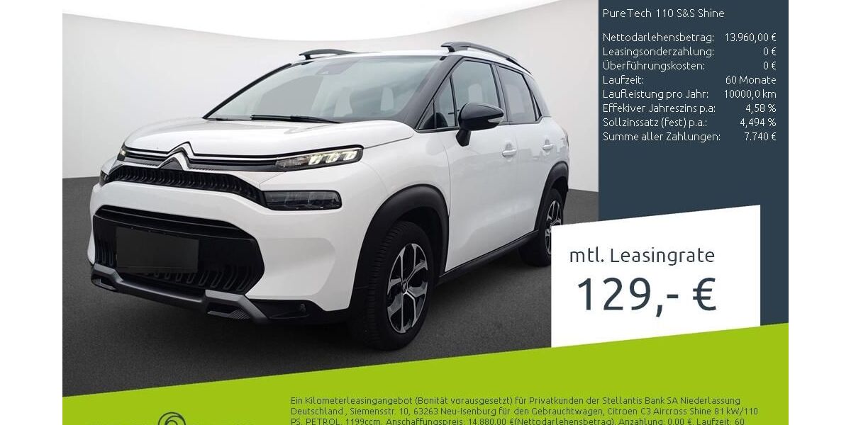 Citroen C3 Aircross 17.378 km 13.479 &euro; Borken 46325