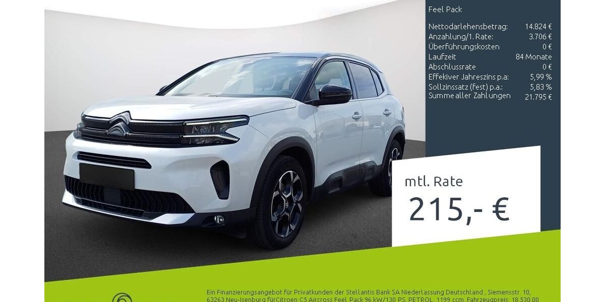 Citroen C5 Aircross 22.956 km 18.530 &euro; Borken 46325