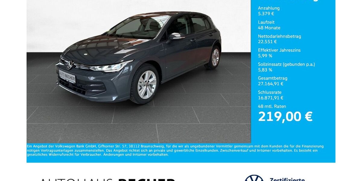 VW Golf 2.000 km 27.930 &euro; Wesel 46485