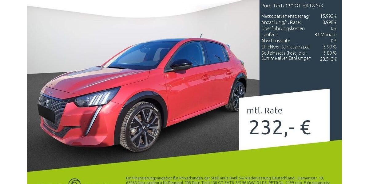 Peugeot 208 10.567 km 19.990 &euro; Bocholt 46395