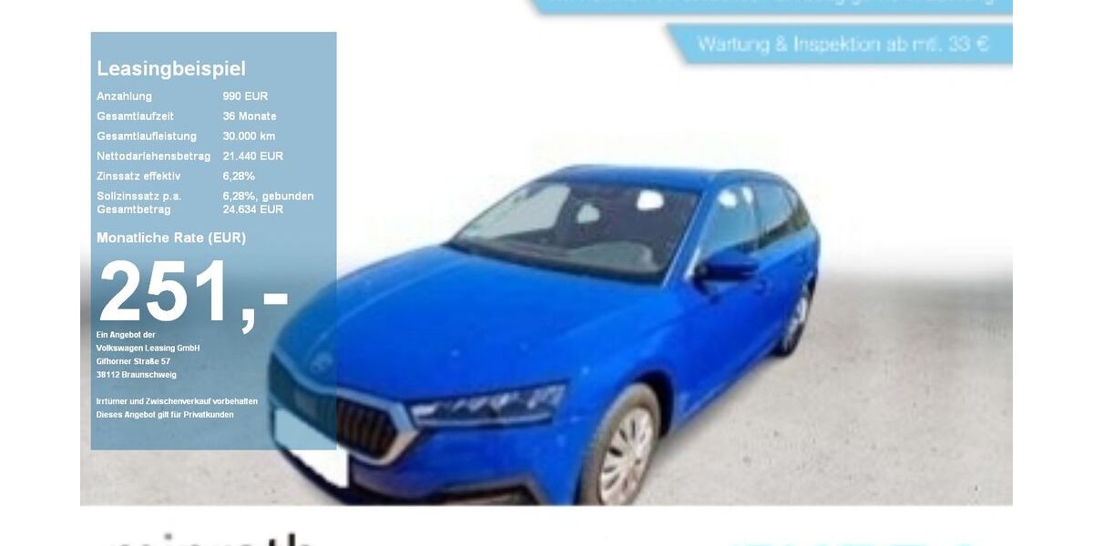 Skoda Octavia 41.500 km 21.440 &euro; Geldern 47608