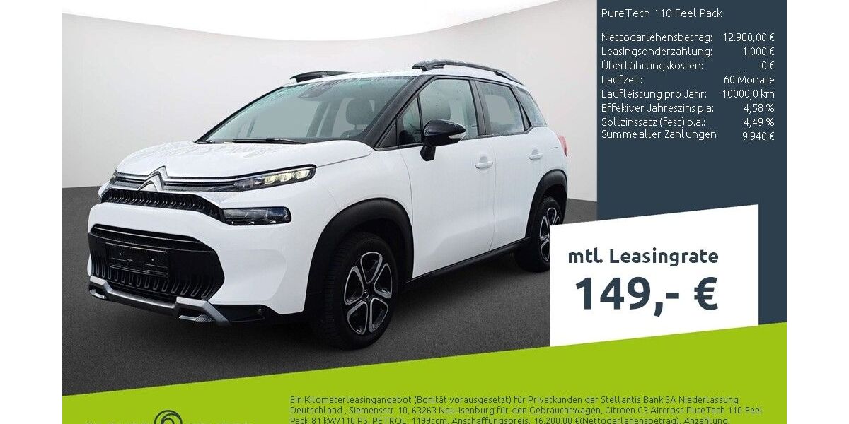 Citroen C3 Aircross 22.267 km 12.890 &euro; Bocholt 46395