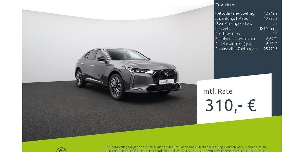 DS Automobiles DS4 20.110 km 23.750 &euro; Borken 46325