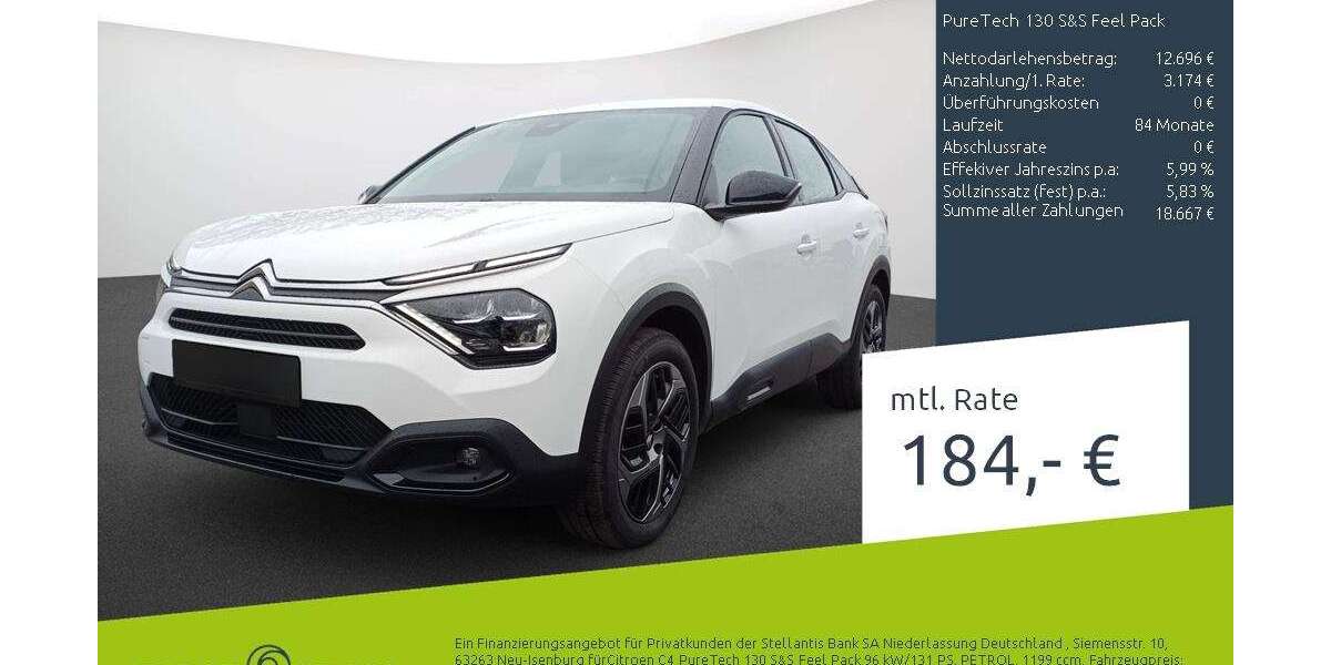 Citroen C4 18.755 km 15.689 &euro; Borken 46325